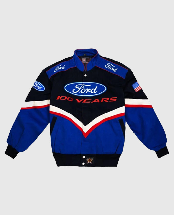 90s Ford レーシングジャケット racing jacket 黒　青 楽天市場】Racing Champions Apparel Ford 