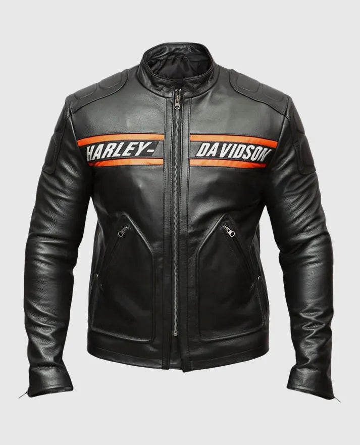 リ*コ様 Harley-Davidson モーターサイクル フラスクセット Men's Harley Davidson Passing Link Triple Vent Jacket
