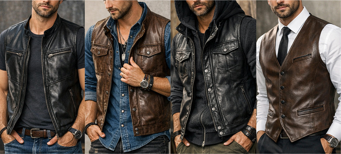 How to Style Leather Vests for Men: The Ultimate Fit and Style Guide
