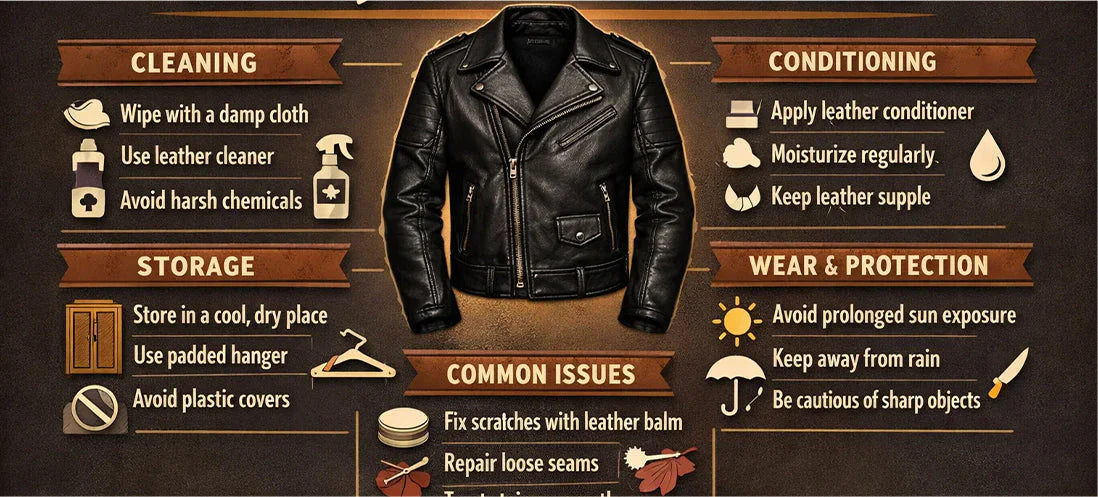 The Ultimate Guide to Leather Jacket Care & Maintenance
