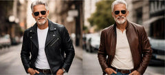 Best Leather Jacket Styles for Men Over 50 to Wear with Confidence