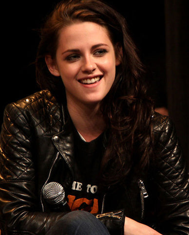 Kristen Stewart Leather Biker Jacket