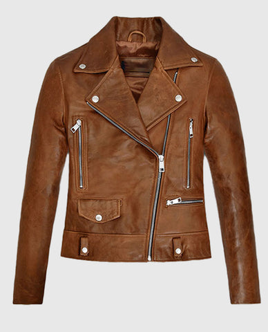 Kylie Jenner Brown Leather Jacket