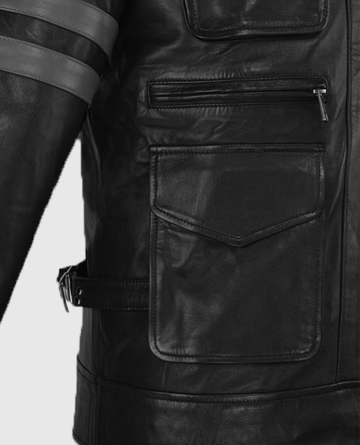 Resident Evil 6 Leon Kennedy Leather Jacket Leon Kennedy Jacket