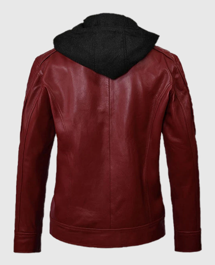 Shop Men's Hooded Leather Jackets - Genuine Jacket Store