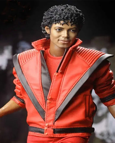 Michael Jackson Thriller Red Leather Jacket