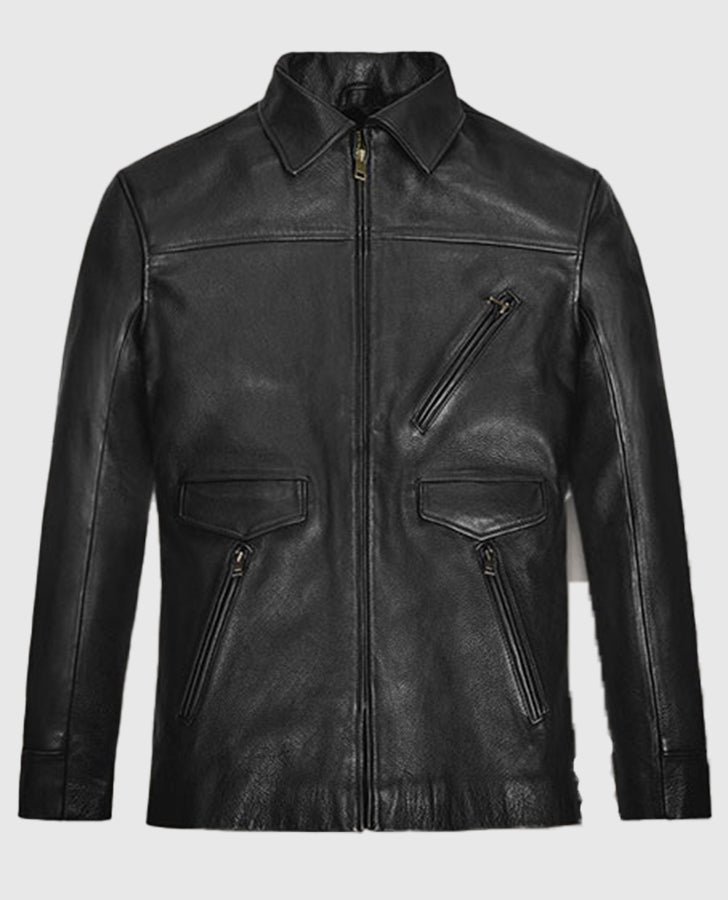 Red One Dwayne Johnson Leather Jacket