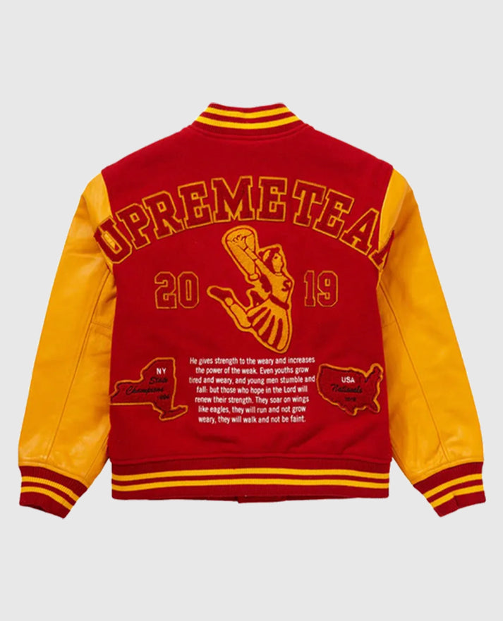 Supreme Team S Varsity Jacket
