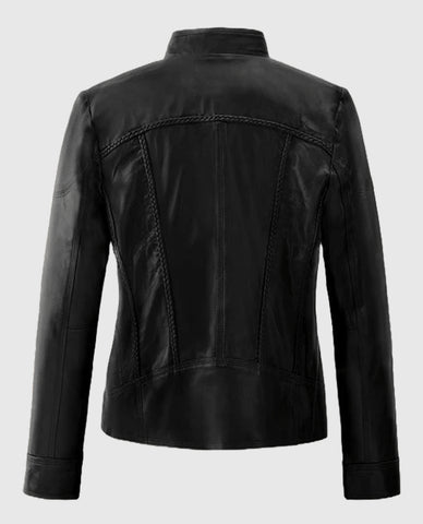 Clova Cafe Racer Leather Jacket