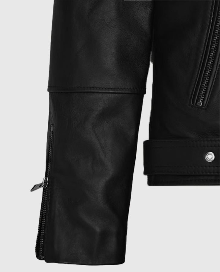 vivi ※N.HOOLYWOOD FAKE LEATHER JACKET N.Hoolywood Black Faux-Leather Jacket N.Hoolywood