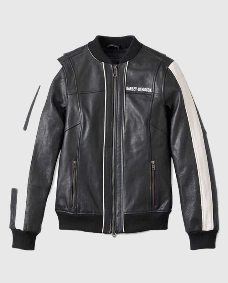 Women's Harley Davidson Piper Bomber Leather Jacket