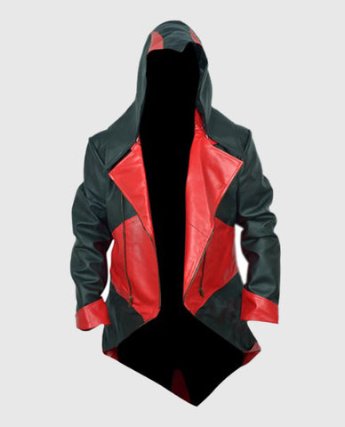 Assassins Creed 3 Black And Red Jacket