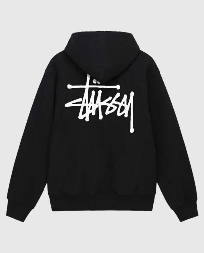 Stussy Basic Black Pullover Hoodie
