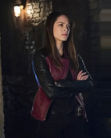 Beauty and the Beast Kristin Kreuk Red Jacket