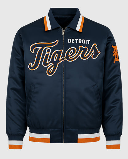 Detroit Tigers Varsity Blue Jacket For Men