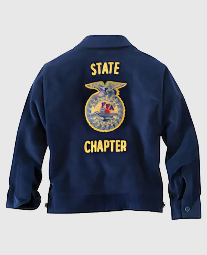 FFA Corduroy Blue Zipper Jacket