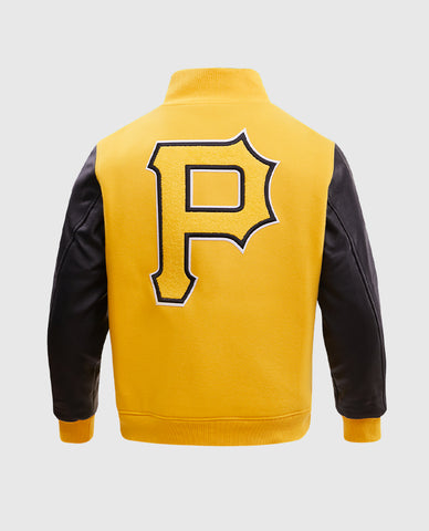 MLB Pittsburgh Pirates Men's Yellow Varsity Jacket