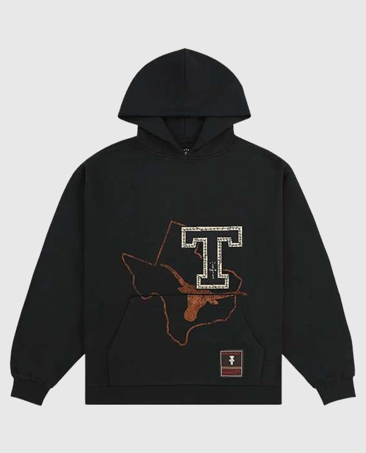 University Of Texas Travis Scott Black Pullover Hoodie | Buy Now!